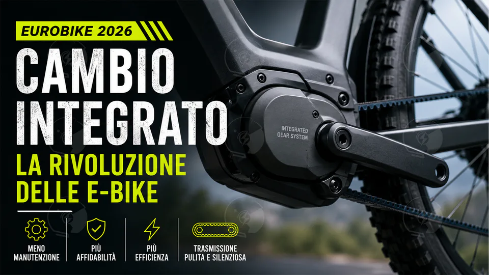 Cambio integrato, la rivoluzione delle e-bike parte da Eurobike 2026