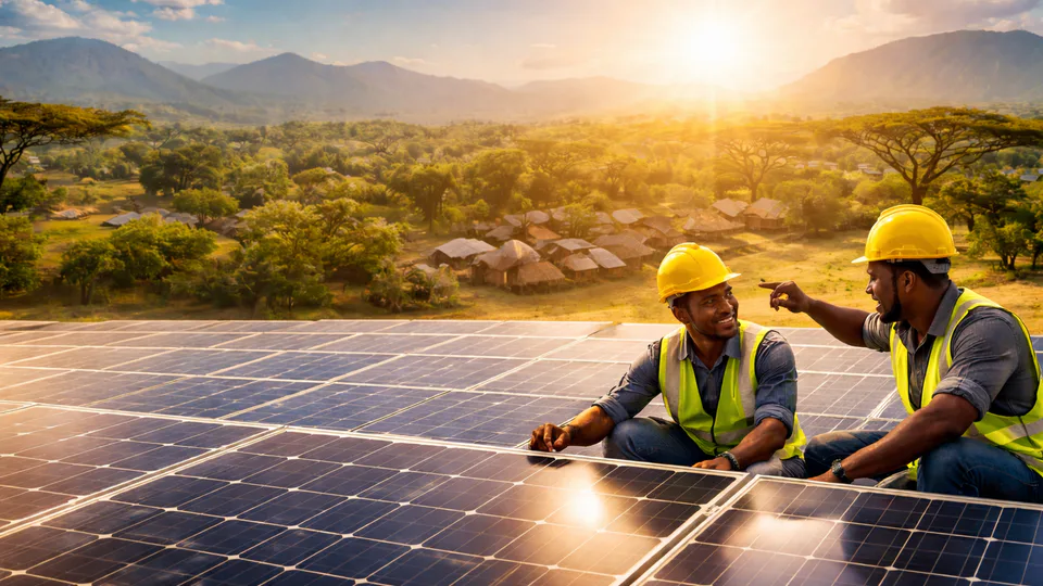 Pannelli solari fotovoltaici in Africa