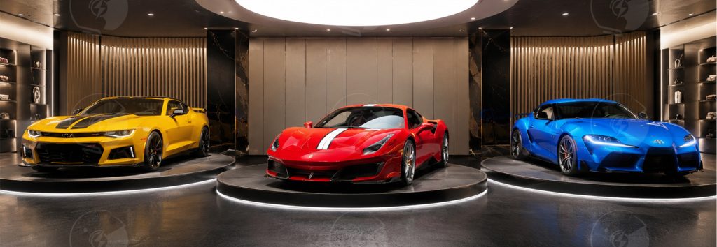 Tre esempi di vetture RWD: Chevrolet Camaro ZL1, Ferrari 488 Tributo, Toyota Supra | Elettronauti.it