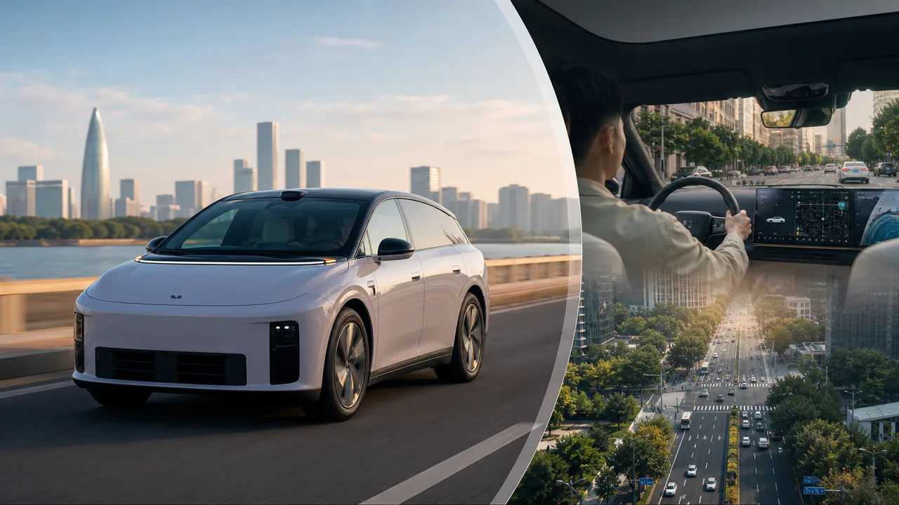 Li Auto i6, SUV elettrico protagonista del test urbano di autonomia con batteria da 96 kWh