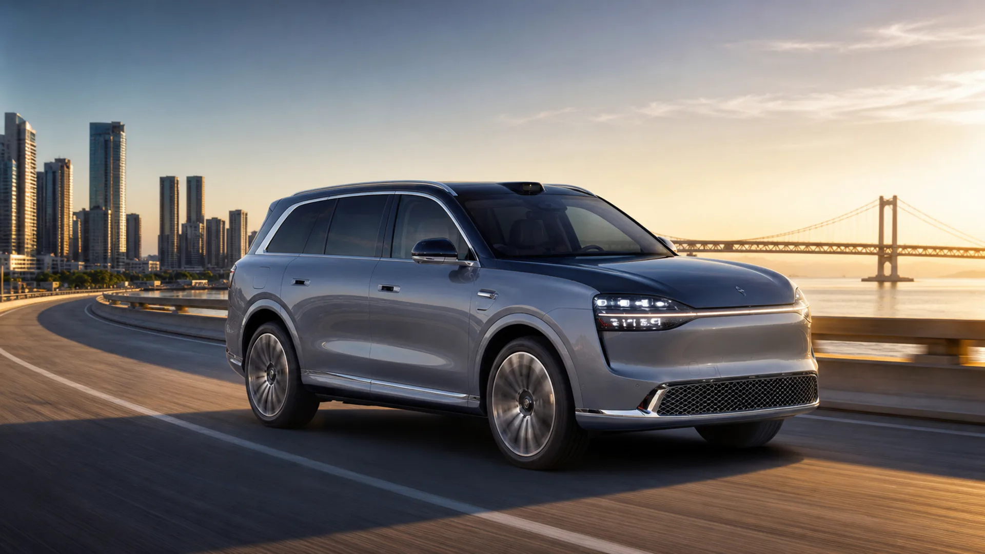 AITO 9, uno dei SUV presentati in vista del previsto ingresso del marchio nel mercato europeo