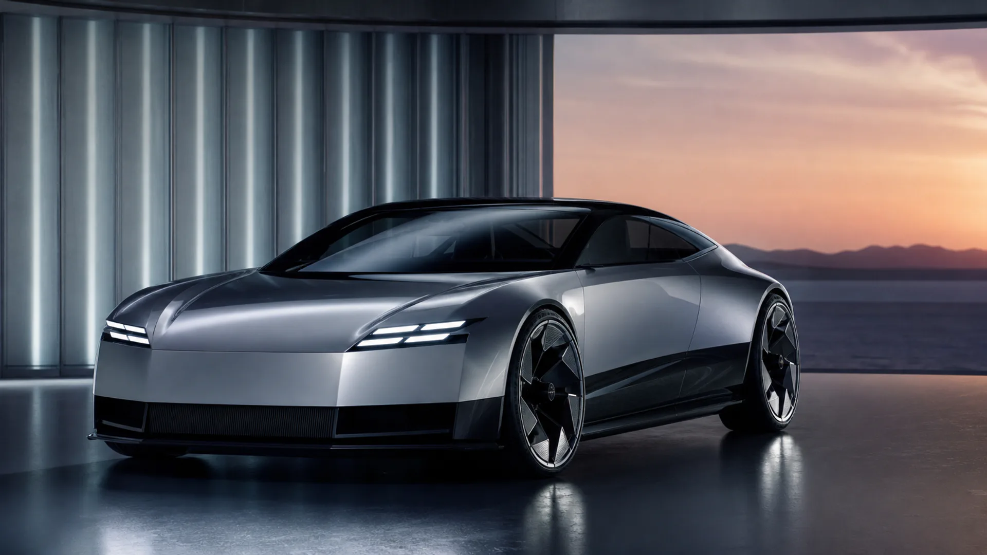 La Peugeot RCZ Vision, concept elettrico con batteria allo stato solido presentato al Salone di Parigi 2026