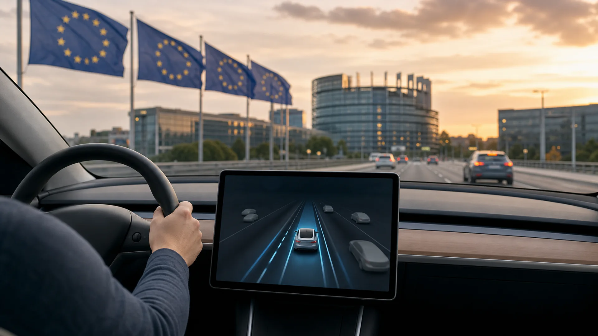 Il sistema Tesla FSD al centro del processo europeo di approvazione sostenuto dalla Germania