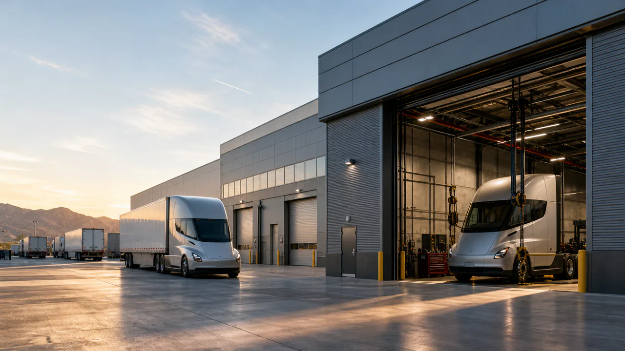 Tesla Semi e il progetto di un centro assistenza dedicato a Las Vegas, in Nevada