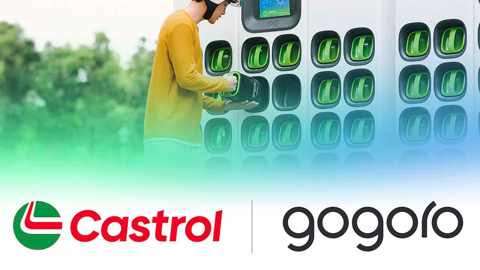 Gogoro - Castrol electric scooter go station