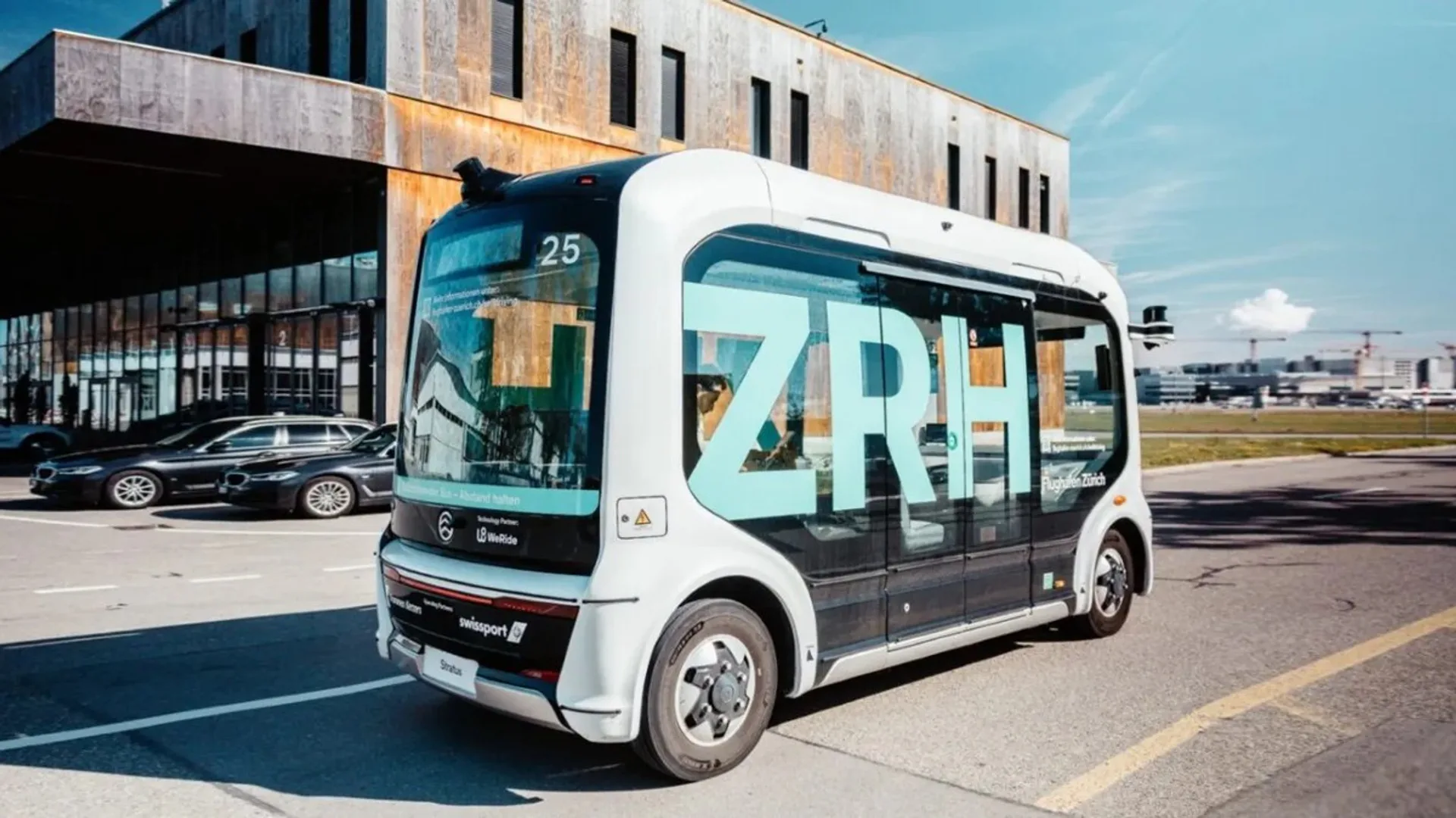 Aeroporto Zurigo: navetta autonoma senza pilota