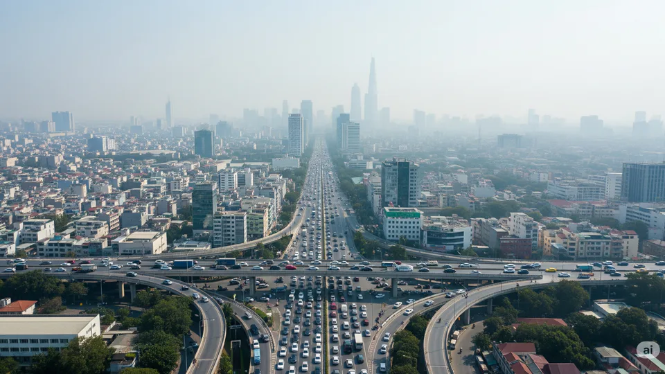 Una città particolarmente trafficata ed inquinata