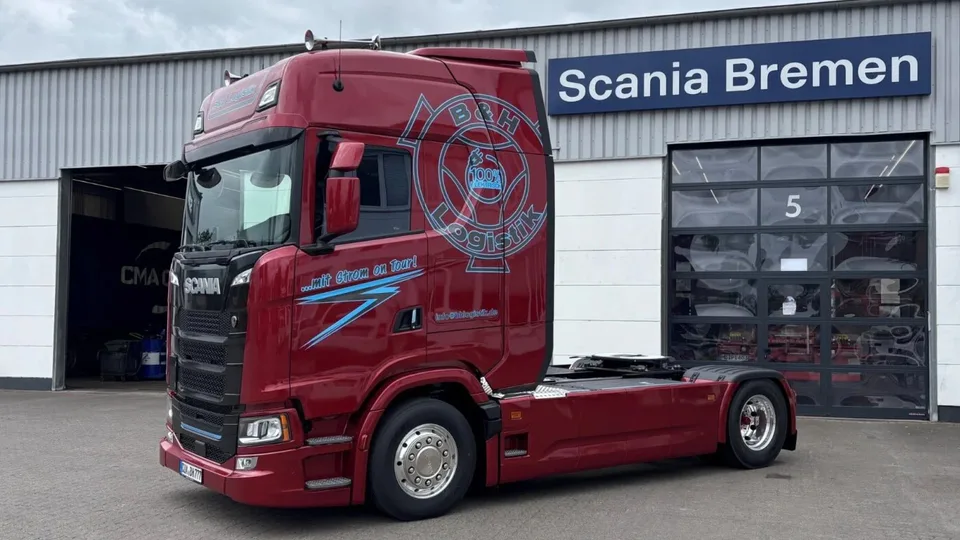 Scania camion elettrico con sistema MCS