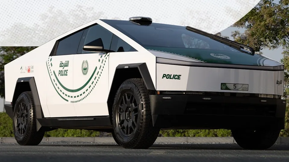 Dubai Police Tesla Cybertruck
