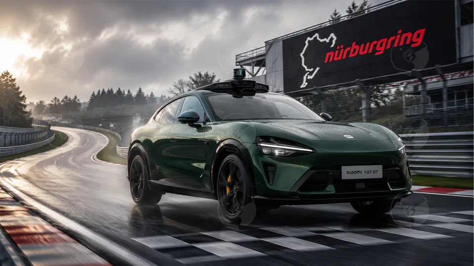 Xiaomi YU7 GT compie il primo giro senza pilota al Nürburgring